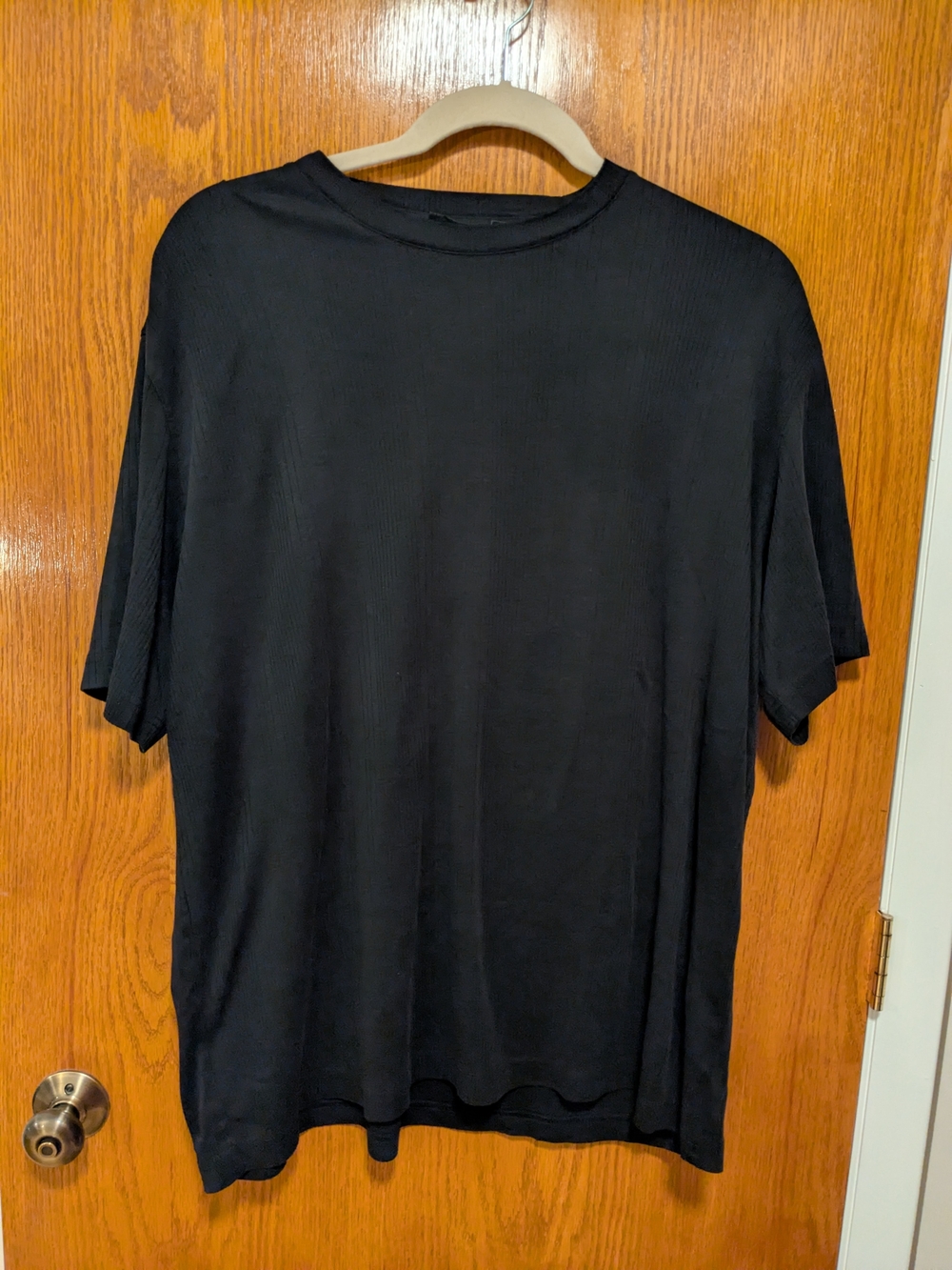 Claiborne Men's Classic Black Crew Neck T-Shirt 3XLT